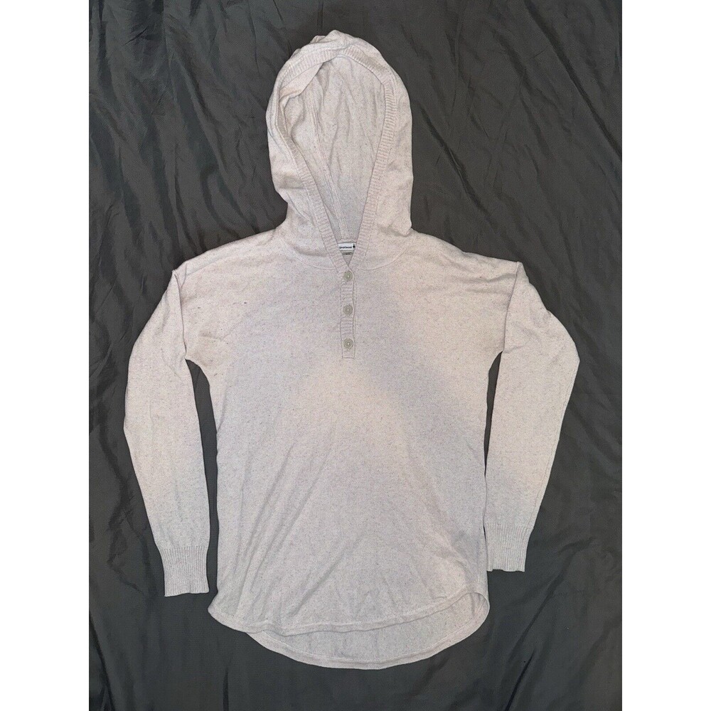 Smartwool Shadow Pine Hoodie Sweater Rainbow Donegal Size XS Merino Wool Blend